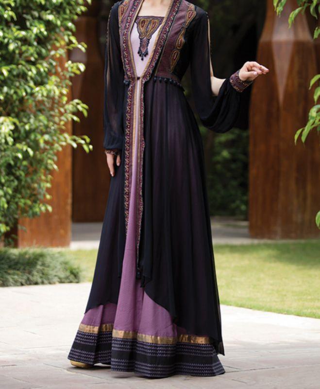 Purple-Abaya