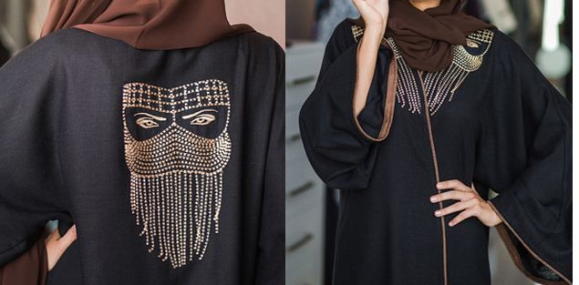 Black-abaya-with-embroidery